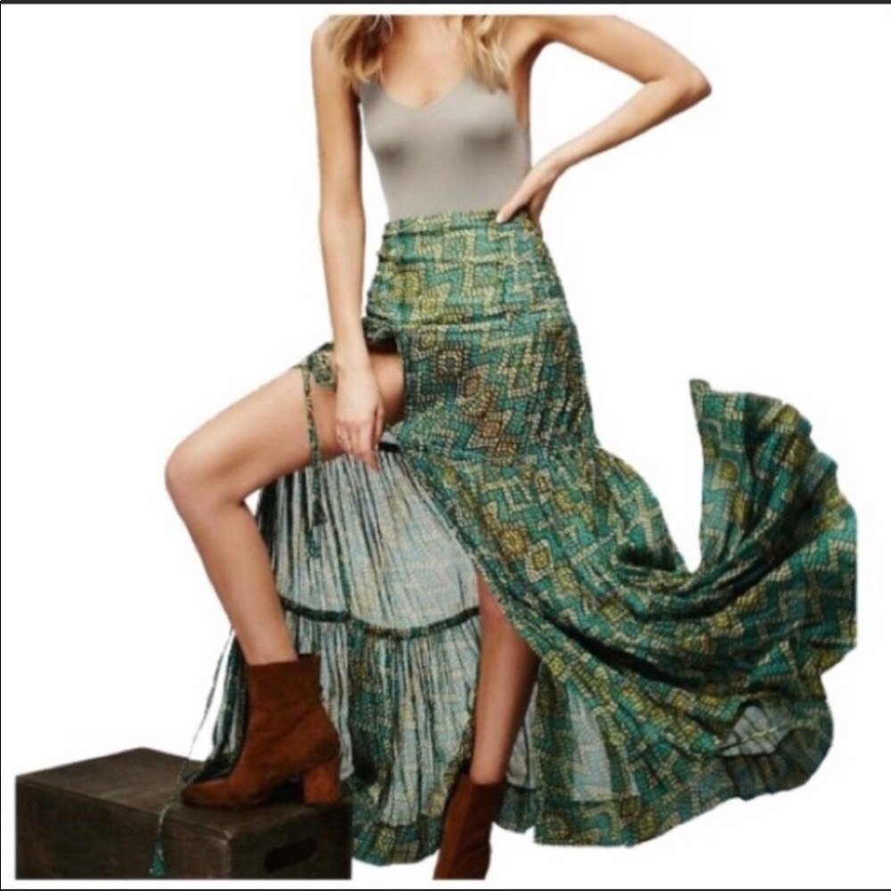 Free People. Long, flowy skirt.